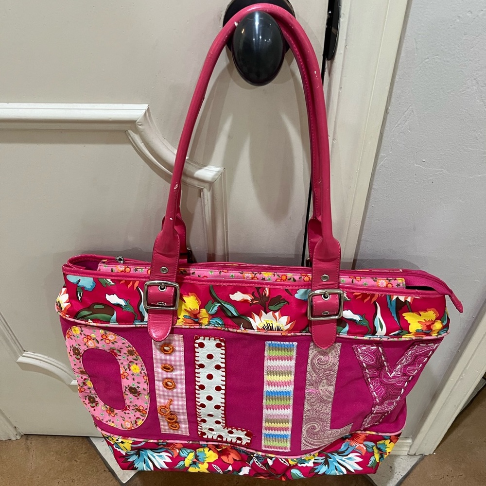 Oilily Travel Bag with Appliqué Letters